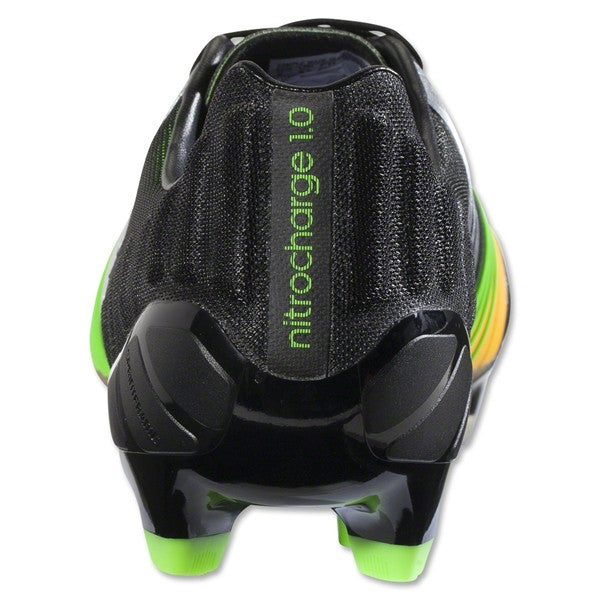 Adidas Nitrocharge 1.0 FG (Black/Metallic Silver/Neon Orange)