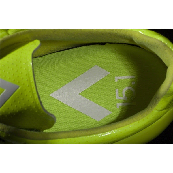 Adidas ACE 15.1 <br> FG/AG Leather (Black/White/Solar Yellow)