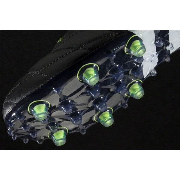 Adidas ACE 15.1 <br> FG/AG Leather (Black/White/Solar Yellow)