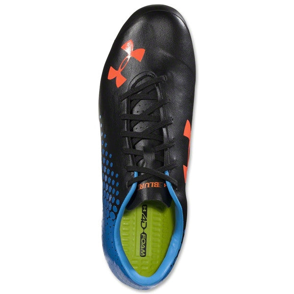 Under Armour Blur CBN IV FG (Black/Metallic Electric/Blaze Orange)