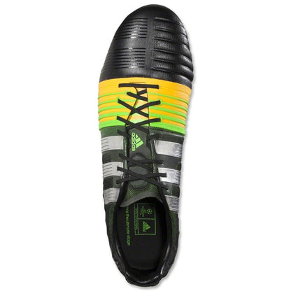 Adidas Nitrocharge 1.0 FG (Black/Metallic Silver/Neon Orange)