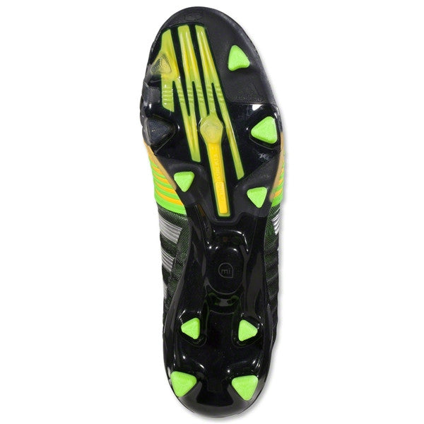 Adidas Nitrocharge 1.0 FG (Black/Metallic Silver/Neon Orange)