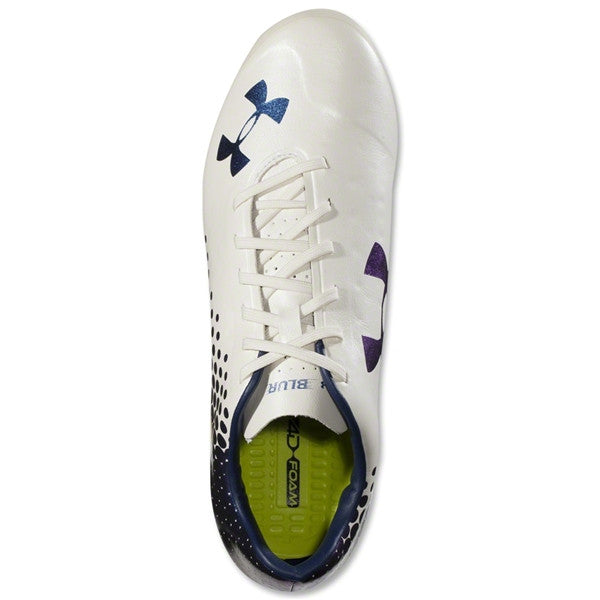 Under Armour Blur CBN IV FG (High Vis Yellow/Metallic Navy)