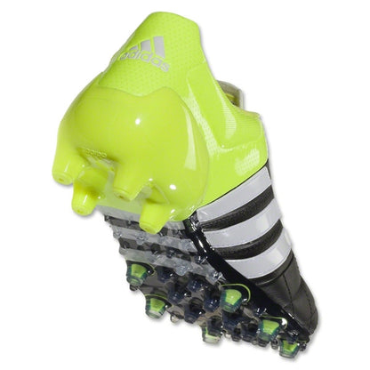 Adidas ACE 15.1 &lt;br&gt; FG/AG Leather (Black/White/Solar Yellow)