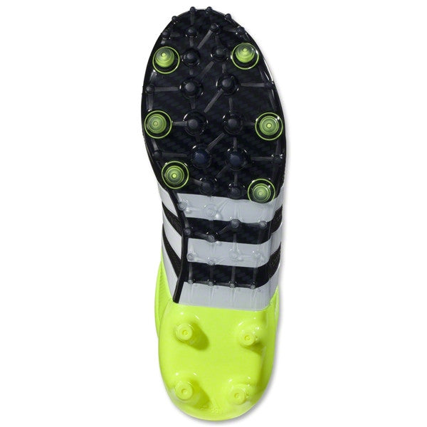 Adidas ACE 15.1 &lt;br&gt; FG/AG Leather (Black/White/Solar Yellow)