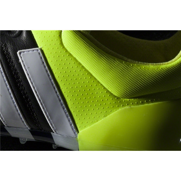 Adidas ACE 15.1 &lt;br&gt; FG/AG Leather (Black/White/Solar Yellow)