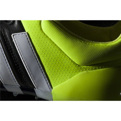 Adidas ACE 15.1 &lt;br&gt; FG/AG Leather (Black/White/Solar Yellow)