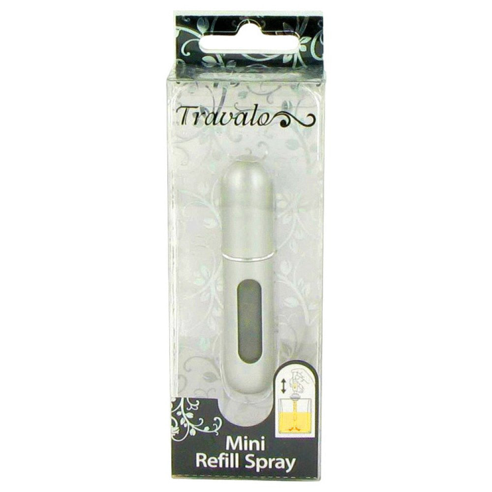 Travalo Travel Spray By Travalo Mini Travel Refillable Spray With Cap Refills From Any Fragrance Bottle (sleek Silver) .135 Oz