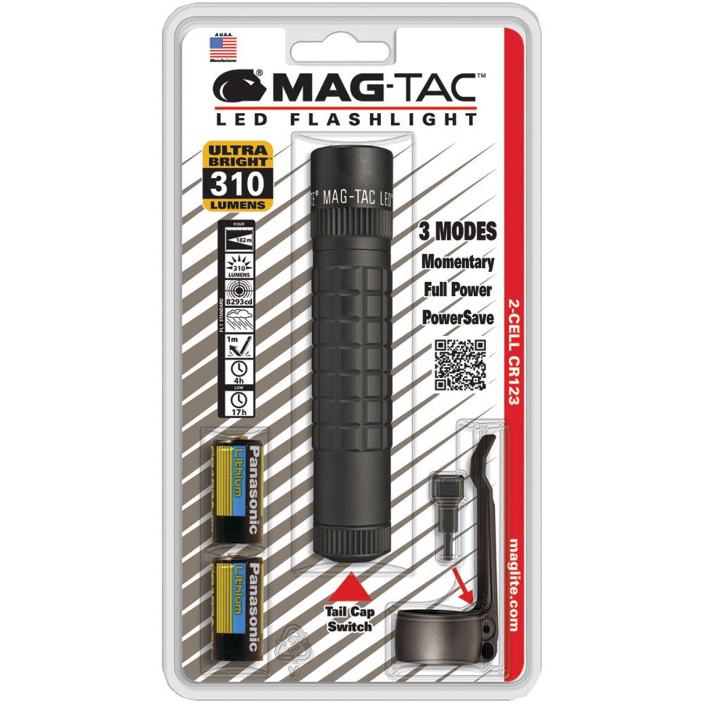Maglite Magtac Led Flashlight (310-lumen; Plain Bezel)